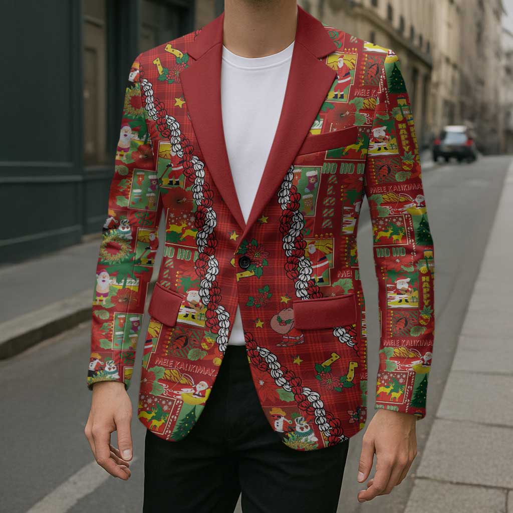 Mele Kalikimaka Pakalana Pikake Lei Blazer Hawaiian Rodeo Paniolo Omaomao Palaka - Polynesian Pride
