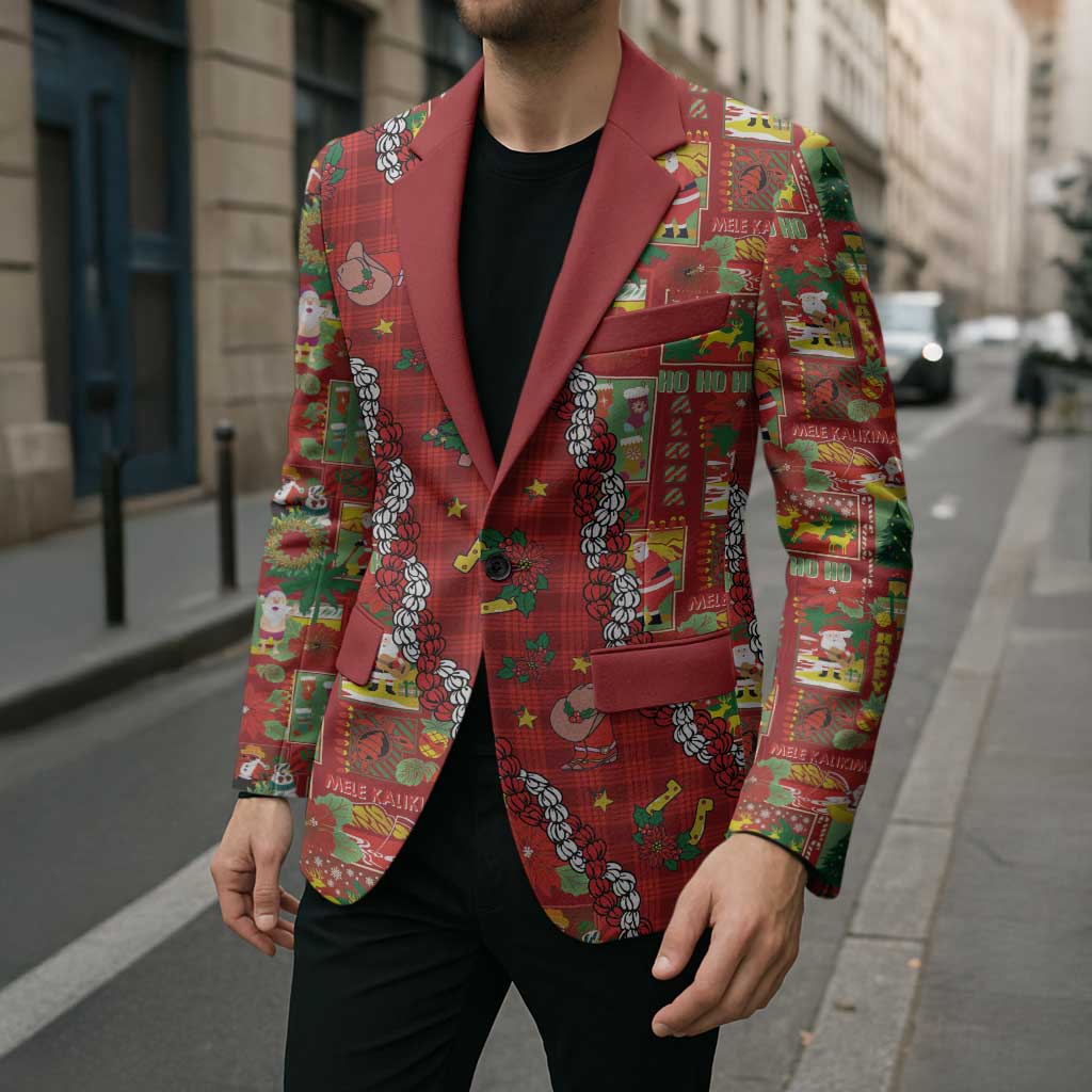 Mele Kalikimaka Pakalana Pikake Lei Blazer Hawaiian Rodeo Paniolo Omaomao Palaka - Polynesian Pride