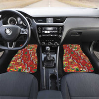 Mele Kalikimaka Pakalana Pikake Lei Car Mats Hawaiian Rodeo Paniolo Omaomao Palaka - Polynesian Pride