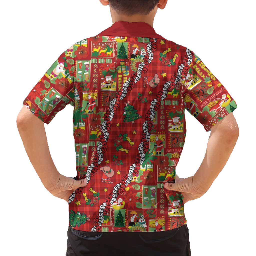 Mele Kalikimaka Pakalana Pikake Lei Family Matching Summer Maxi Dress and Hawaiian Shirt Hawaiian Rodeo Paniolo Omaomao Palaka LT9 - Polynesian Pride