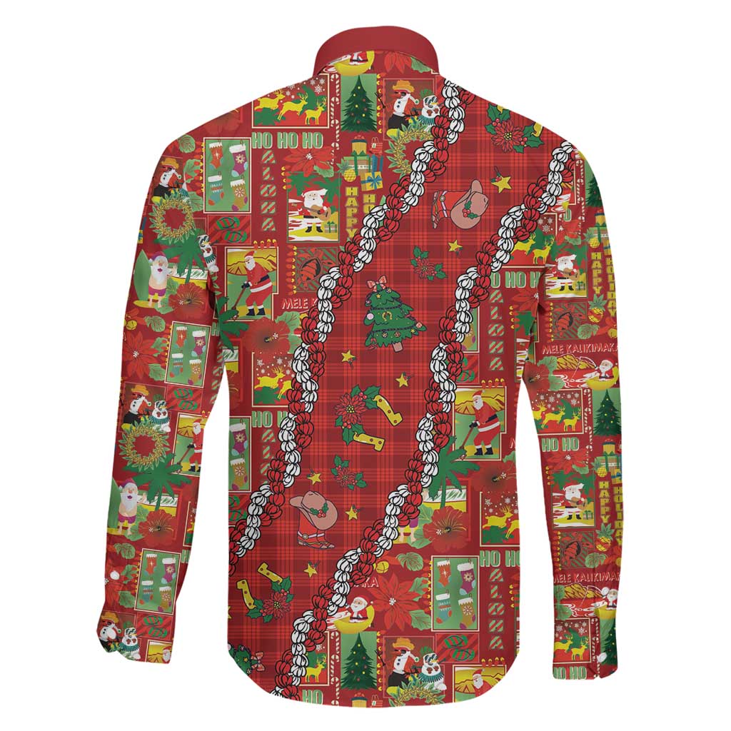 Mele Kalikimaka Pakalana Pikake Lei Family Matching Summer Maxi Dress and Hawaiian Shirt Hawaiian Rodeo Paniolo Omaomao Palaka LT9 - Polynesian Pride