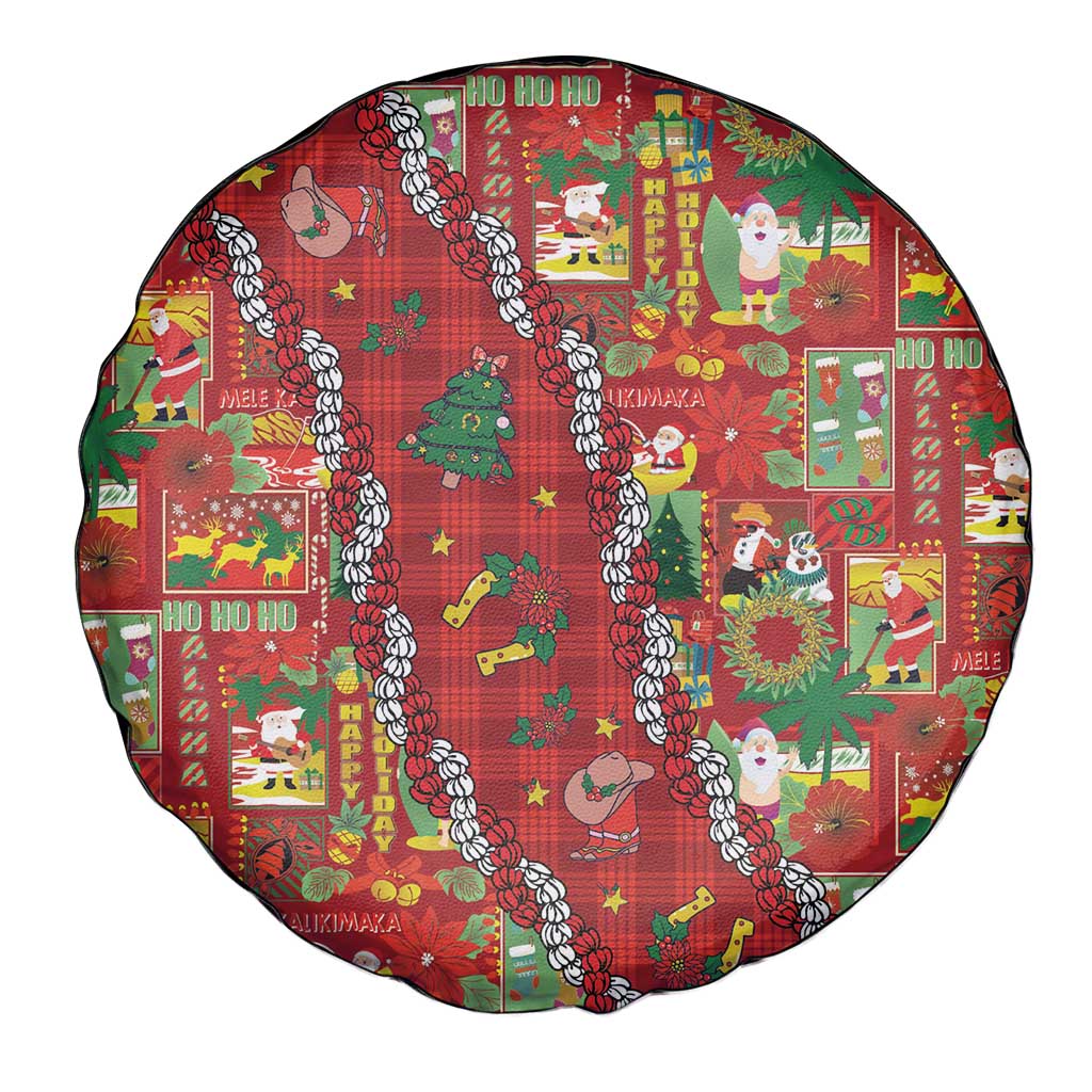 Mele Kalikimaka Pakalana Pikake Lei Spare Tire Cover Hawaiian Rodeo Paniolo Omaomao Palaka LT9 - Polynesian Pride