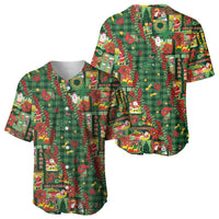 Mele Kalikimaka Pakalana Pikake Lei Baseball Jersey Hawaiian Rodeo Paniolo Ulaula Palaka - Polynesian Pride