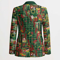 Mele Kalikimaka Pakalana Pikake Lei Blazer Hawaiian Rodeo Paniolo Ulaula Palaka - Polynesian Pride