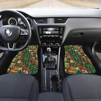 Mele Kalikimaka Pakalana Pikake Lei Car Mats Hawaiian Rodeo Paniolo Ulaula Palaka - Polynesian Pride