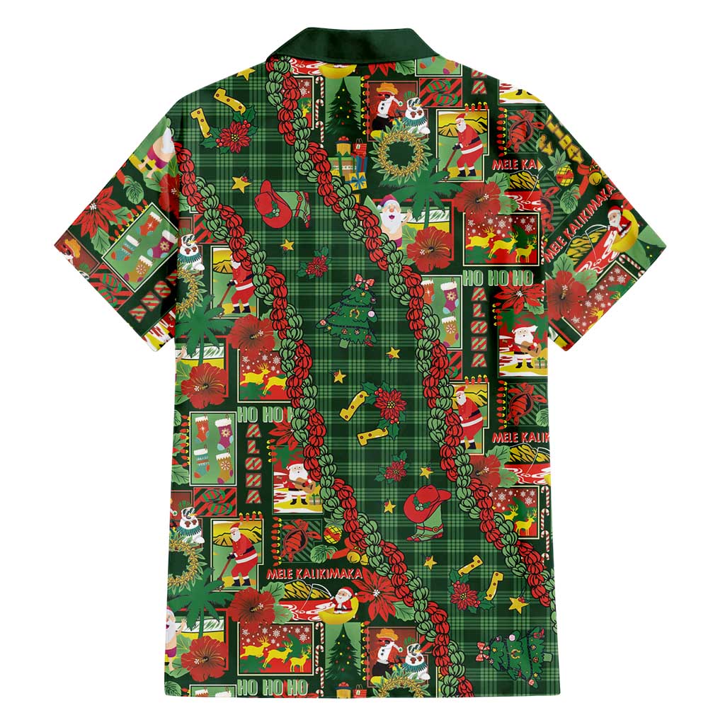 Mele Kalikimaka Pakalana Pikake Lei Family Matching Summer Maxi Dress and Hawaiian Shirt Hawaiian Rodeo Paniolo Ulaula Palaka LT9 - Polynesian Pride