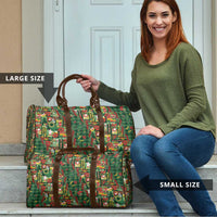 Mele Kalikimaka Pakalana Pikake Lei Travel Bag Hawaiian Rodeo Paniolo Ulaula Palaka - Polynesian Pride