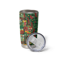 Mele Kalikimaka Pakalana Pikake Lei Tumbler Cup Hawaiian Rodeo Paniolo Ulaula Palaka LT9 - Polynesian Pride