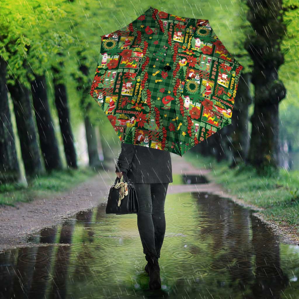 Mele Kalikimaka Pakalana Pikake Lei Umbrella Hawaiian Rodeo Paniolo Ulaula Palaka - Polynesian Pride