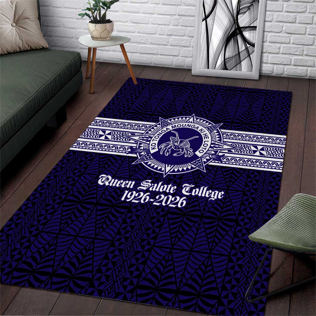 Tonga Queen Salote College 100 years Area Rug QSC 1926-2026 Tongan Pattern