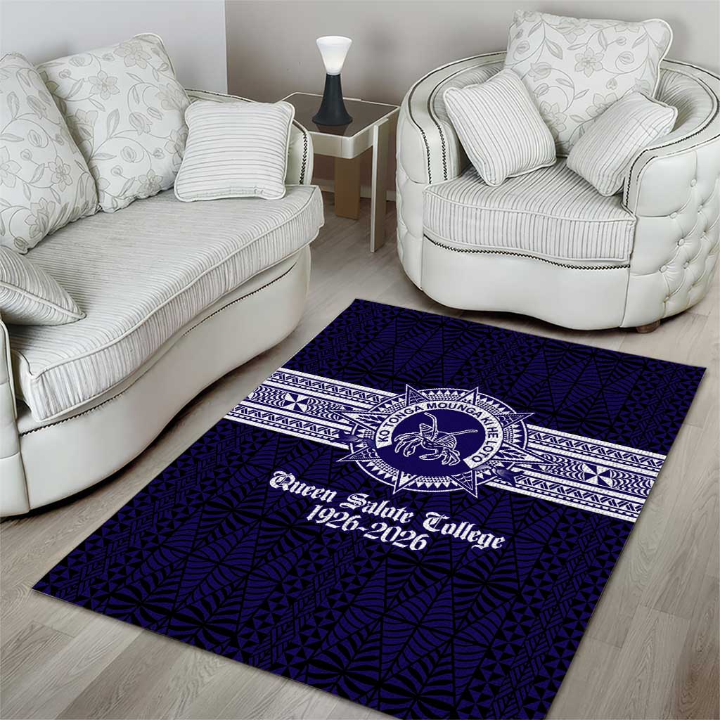 Tonga Queen Salote College 100 years Area Rug QSC 1926-2026 Tongan Pattern
