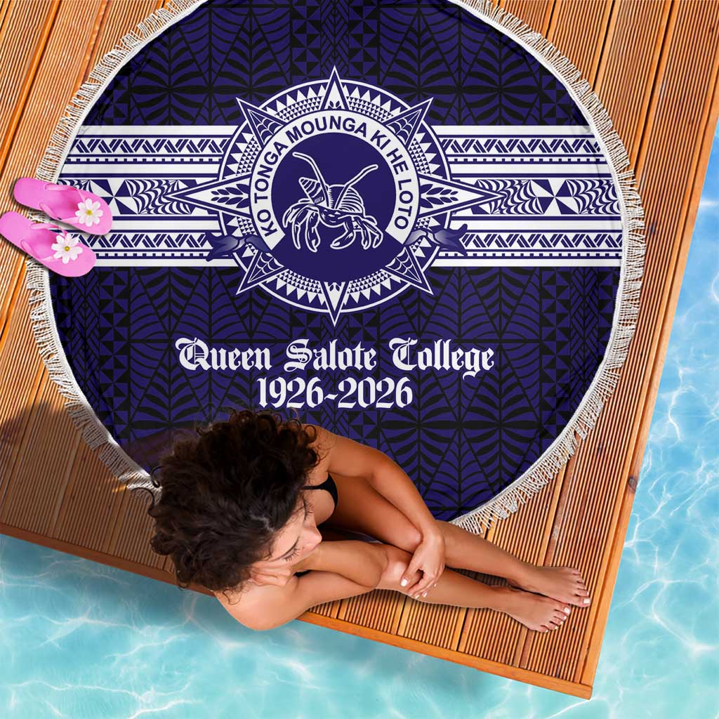 Tonga Queen Salote College 100 years Beach Blanket QSC 1926-2026 Tongan Pattern
