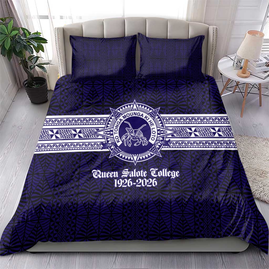 Tonga Queen Salote College 100 years Bedding Set QSC 1926-2026 Tongan Pattern