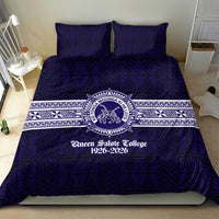 Tonga Queen Salote College 100 years Bedding Set QSC 1926-2026 Tongan Pattern