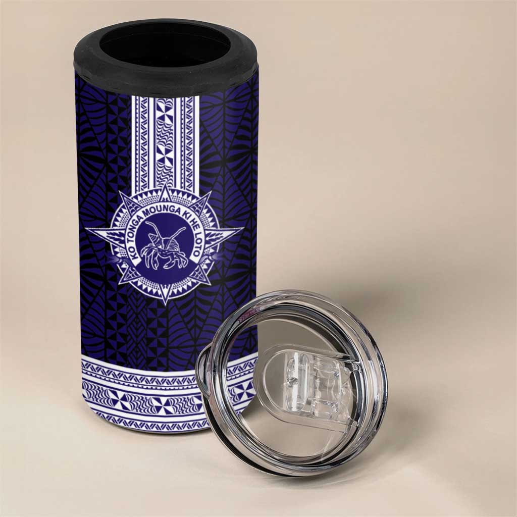 Tonga Queen Salote College 100 years 4 in 1 Can Cooler Tumbler QSC 1926-2026 Tongan Pattern