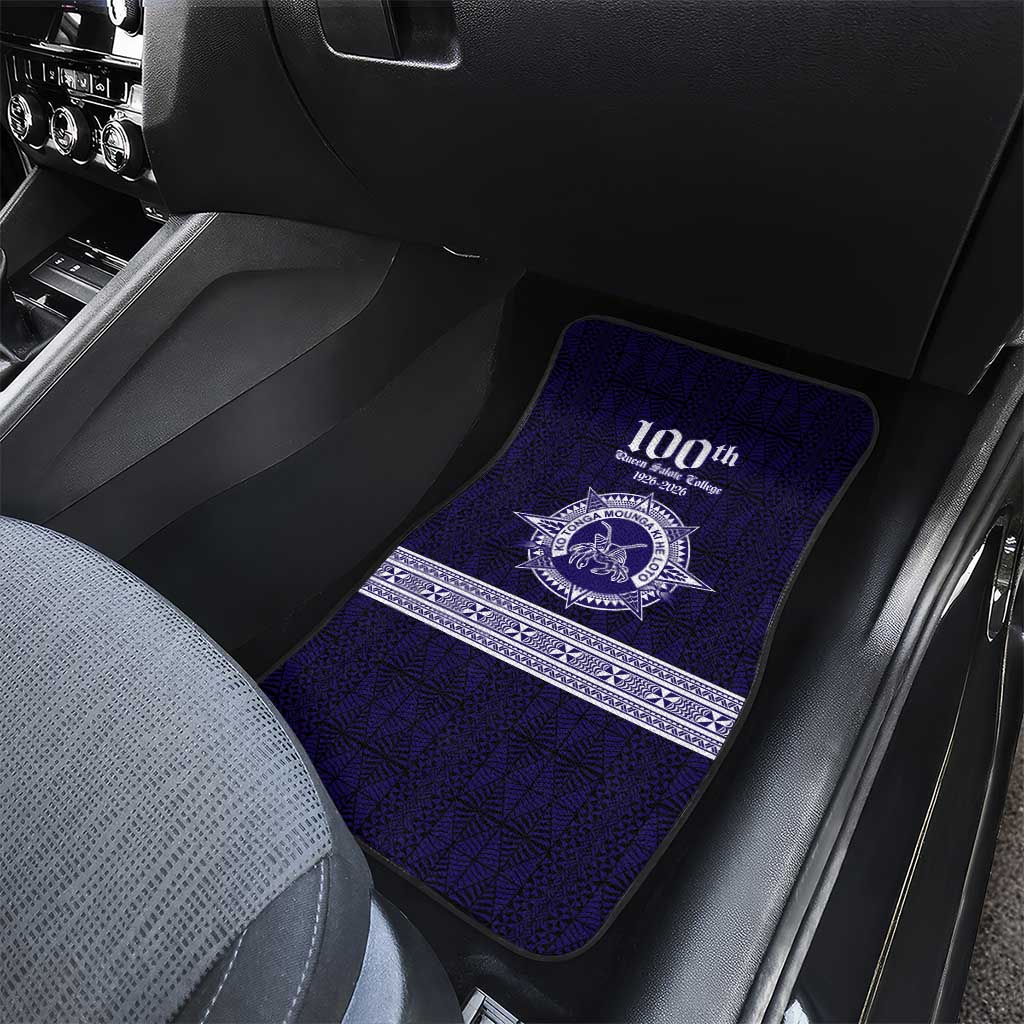 Tonga Queen Salote College 100 years Car Mats QSC 1926-2026 Tongan Pattern