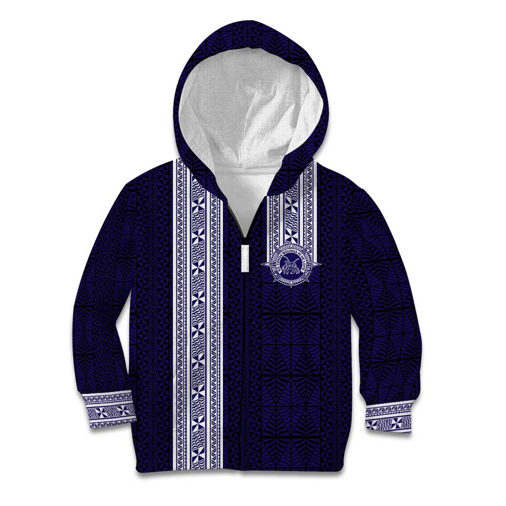Tonga Queen Salote College 100 years Kid Hoodie QSC 1926-2026 Tongan Pattern