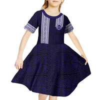 Tonga Queen Salote College 100 years Kid Short Sleeve Dress QSC 1926-2026 Tongan Pattern
