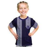 Tonga Queen Salote College 100 years Kid T Shirt QSC 1926-2026 Tongan Pattern