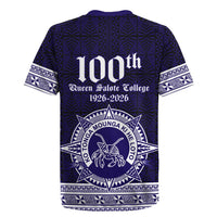 Tonga Queen Salote College 100 years Rugby Jersey QSC 1926-2026 Tongan Pattern