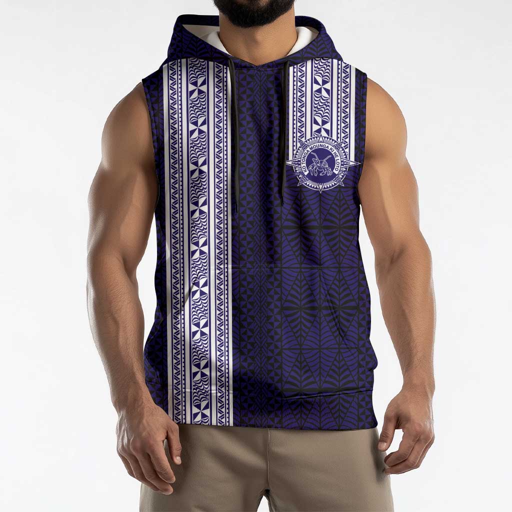 Tonga Queen Salote College 100 years Sleeveless Hoodie QSC 1926-2026 Tongan Pattern
