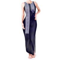 Tonga Queen Salote College 100 years Tank Maxi Dress QSC 1926-2026 Tongan Pattern