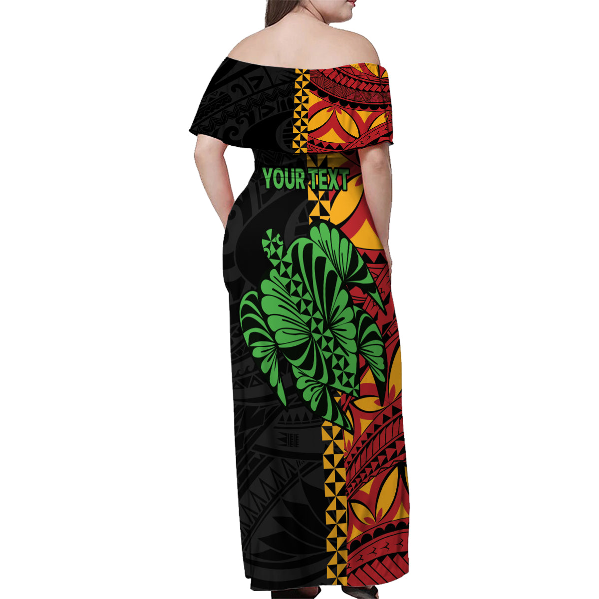 Personalised Tonga Emancipation Day Family Matching Off Shoulder Maxi Dress and Hawaiian Shirt Puleanga Fakatui O Since 1970 LT9 - Polynesian Pride