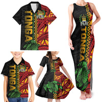 Personalised Tonga Emancipation Day Family Matching Tank Maxi Dress and Hawaiian Shirt Puleanga Fakatui O Since 1970 LT9 - Polynesian Pride