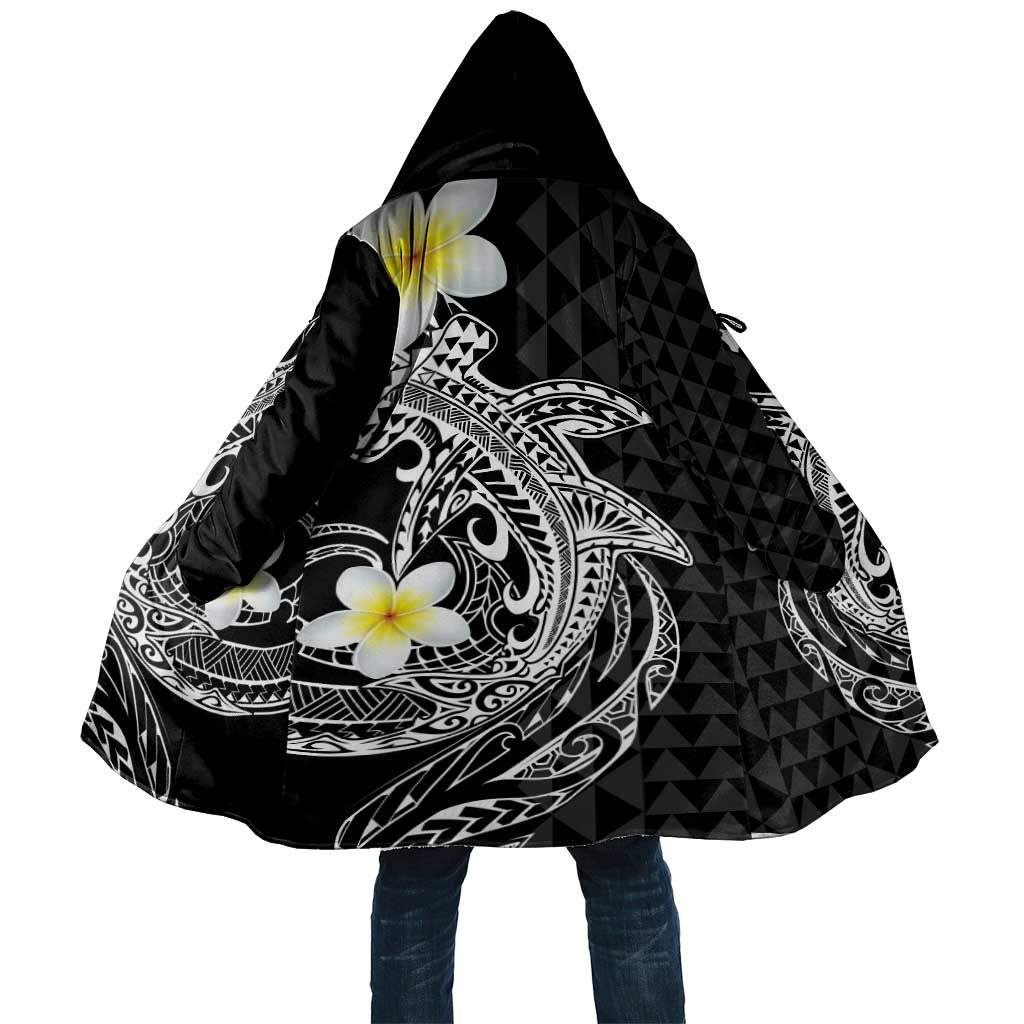 Aloha Hammerhead Shark Cloak Black Hawaiian Kakau Tribal Tattoo LT9 Unisex Black - Polynesian Pride
