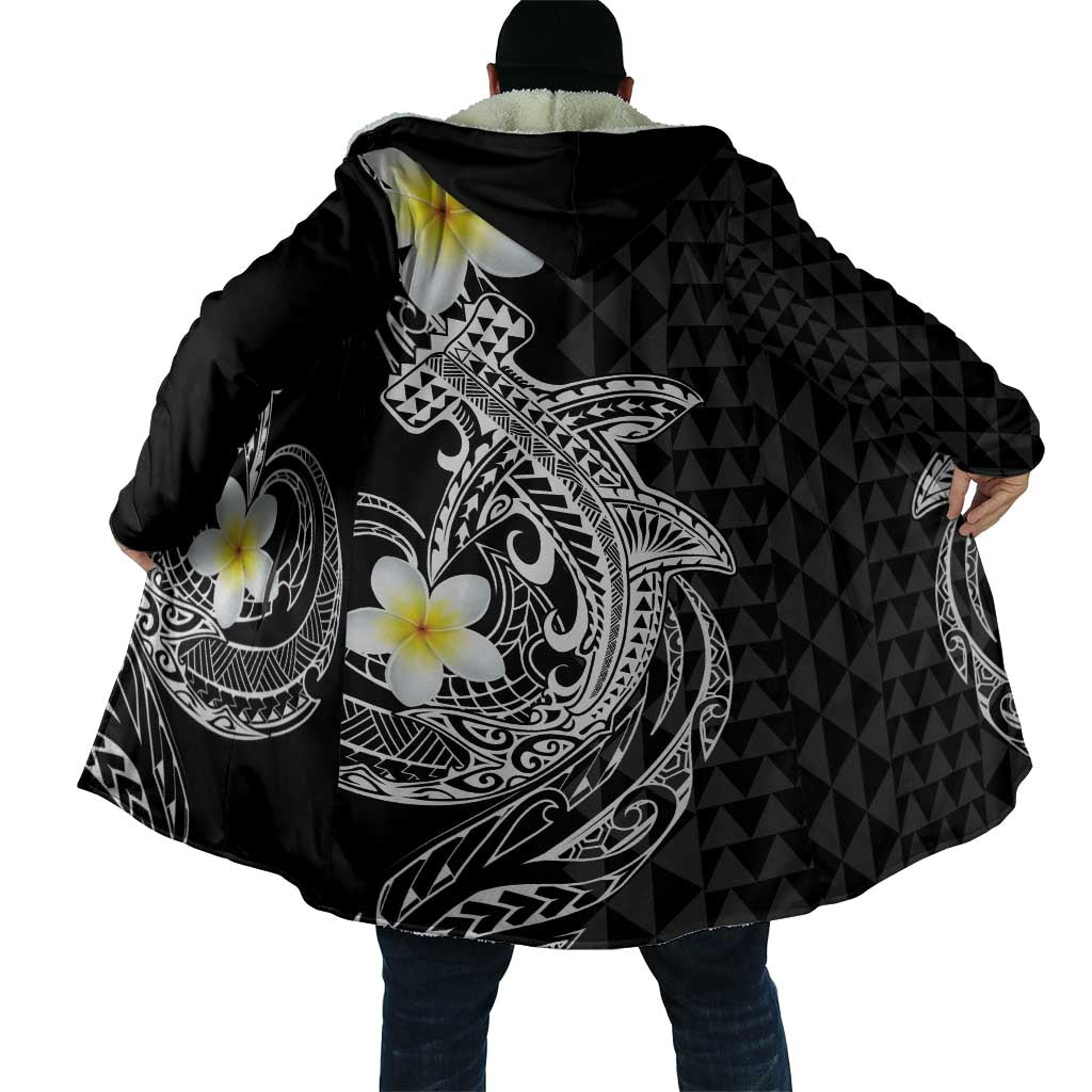 Aloha Hammerhead Shark Cloak Black Hawaiian Kakau Tribal Tattoo LT9 - Polynesian Pride