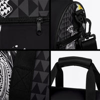 Aloha Hammerhead Shark Duffle Bag Black Hawaiian Kakau Tribal Tattoo LT9 - Polynesian Pride