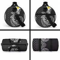 Aloha Hammerhead Shark Duffle Bag Black Hawaiian Kakau Tribal Tattoo LT9 - Polynesian Pride