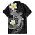 Aloha Hammerhead Shark Family Matching Tank Maxi Dress and Hawaiian Shirt Black Hawaiian Kakau Tribal Tattoo