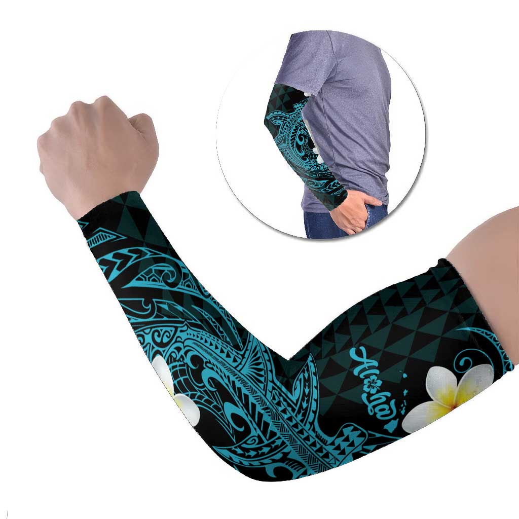 Aloha Hammerhead Shark Arm Sleeves Calypso Hawaiian Kakau Tribal Tattoo - Polynesian Pride