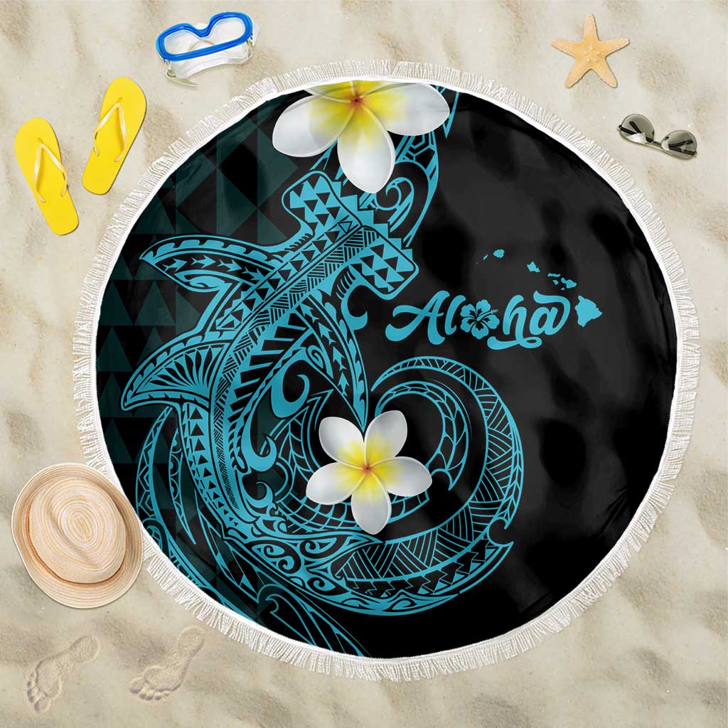 Aloha Hammerhead Shark Beach Blanket Calypso Hawaiian Kakau Tribal Tattoo