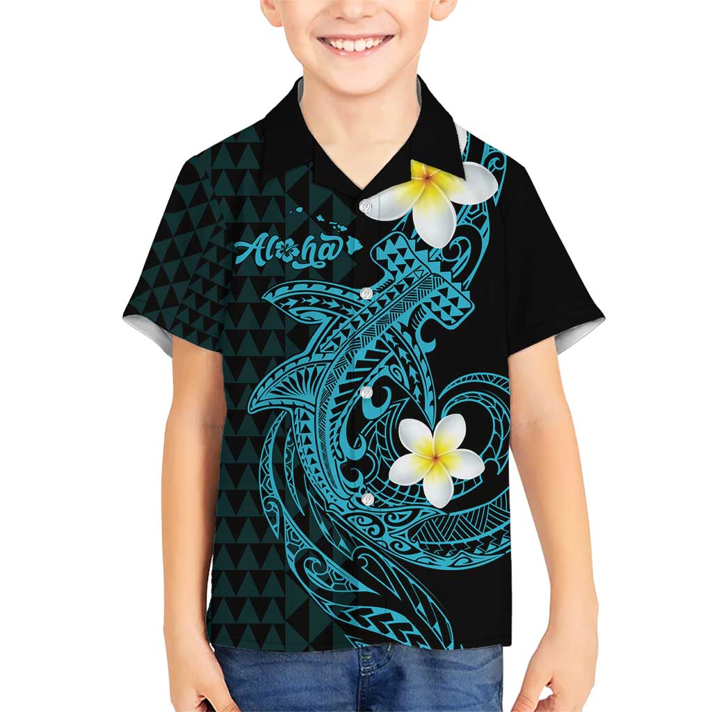 Aloha Hammerhead Shark Hawaiian Shirt Calypso Hawaiian Kakau Tribal Tattoo