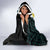 Aloha Hammerhead Shark Hooded Blanket Calypso Hawaiian Kakau Tribal Tattoo