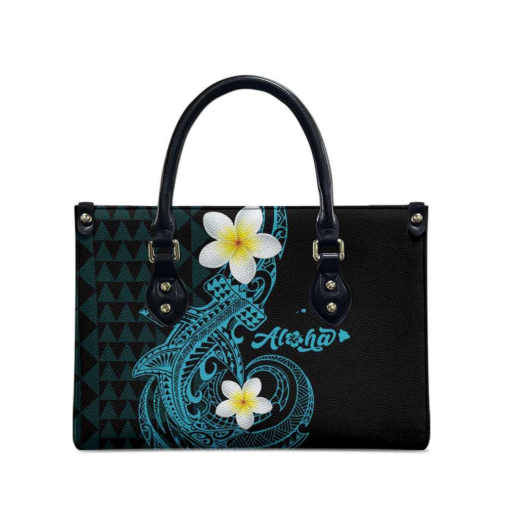 Aloha Hammerhead Shark Leather Bag Calypso Hawaiian Kakau Tribal Tattoo - Polynesian Pride