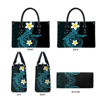 Aloha Hammerhead Shark Leather Bag Calypso Hawaiian Kakau Tribal Tattoo - Polynesian Pride
