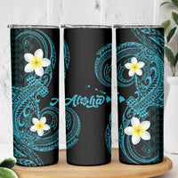 Aloha Hammerhead Shark Skinny Tumbler Calypso Hawaiian Kakau Tribal Tattoo LT9 - Polynesian Pride