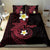 Aloha Hammerhead Shark Bedding Set Feverish Pink Hawaiian Kakau Tribal Tattoo