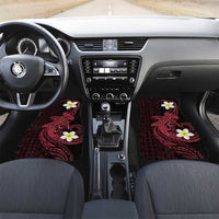 Aloha Hammerhead Shark Car Mats Feverish Pink Hawaiian Kakau Tribal Tattoo