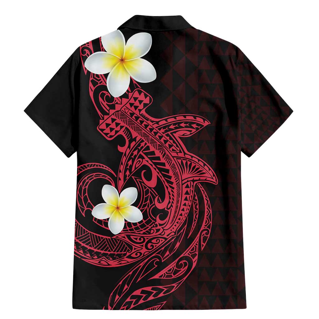 Aloha Hammerhead Shark Family Matching Mermaid Dress and Hawaiian Shirt Feverish Pink Hawaiian Kakau Tribal Tattoo LT9 - Polynesian Pride