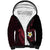 Aloha Hammerhead Shark Sherpa Hoodie Feverish Pink Hawaiian Kakau Tribal Tattoo