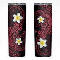 Aloha Hammerhead Shark Skinny Tumbler Feverish Pink Hawaiian Kakau Tribal Tattoo LT9 Pink - Polynesian Pride