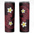 Aloha Hammerhead Shark Skinny Tumbler Feverish Pink Hawaiian Kakau Tribal Tattoo