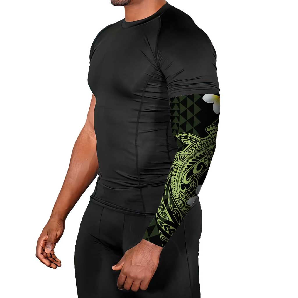 Aloha Hammerhead Shark Arm Sleeves Lime Rickey Hawaiian Kakau Tribal Tattoo - Polynesian Pride