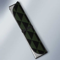 Aloha Hammerhead Shark Auto Sun Shade Lime Rickey Hawaiian Kakau Tribal Tattoo - Polynesian Pride