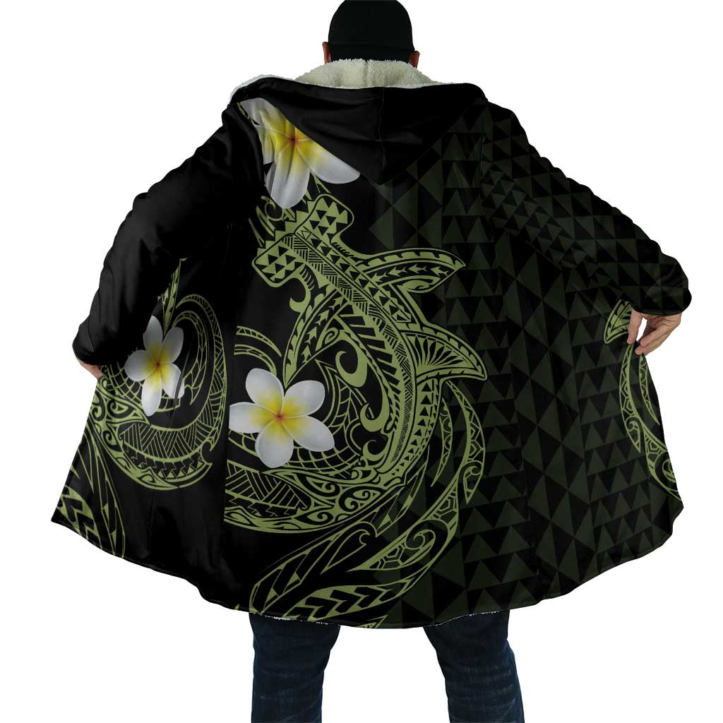 Aloha Hammerhead Shark Cloak Lime Rickey Hawaiian Kakau Tribal Tattoo LT9 - Polynesian Pride