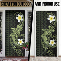 Aloha Hammerhead Shark Door Cover Lime Rickey Hawaiian Kakau Tribal Tattoo - Polynesian Pride